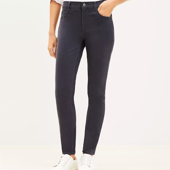 LOFT Pants - Loft Sateen Coastal Grey Dress Pant